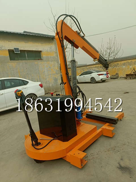 南皮县自卸车厢随车吊 自制轮式四不像起重机 四驱平板吊 5吨 贵盛